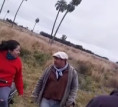 Goya: Denuncian a un hombre por atacar a chicotazos a un jinete en un campo